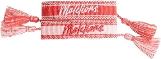 Malelions Malelions Women Signature Bracelet 2-Pack - Coral Roze