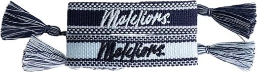 Malelions Malelions Women Signature Bracelet 2-Pack - Navy Blauw