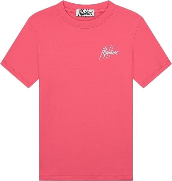 Malelions Malelions Women Palms T-Shirt - Coral/Light Pink Divers