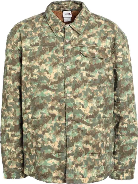 The North Face M66 Camo Stuffed Shirt Jacket Groen