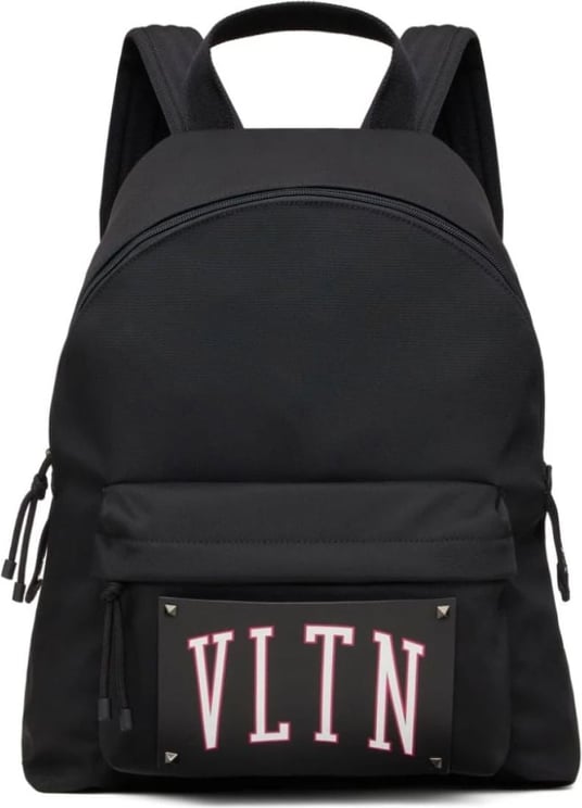 Valentino Vltn College Logo Backpack Zwart