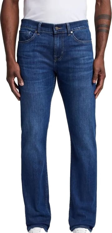 7 For All Mankind Slimmy Tapered Luxe Alize Dark Blue Blauw