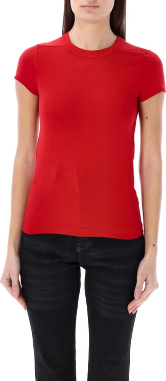 Rick Owens CROPPED LEVEL TEE Rood