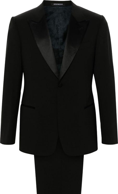 Emporio Armani Suit Black Zwart
