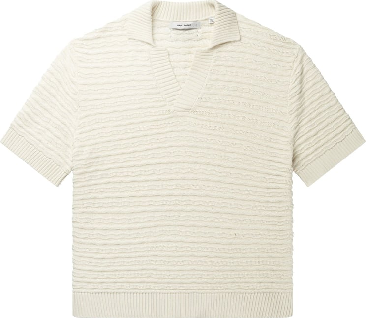 Daily Paper T Shirts & Polo's Jabir Knit Polo Wit