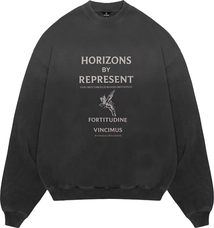 Represent Knitwear Horizons Sweater MLM415 444 Zwart