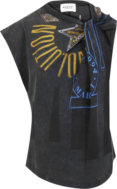 Isabel Marant Marant Etoile Shirts & Tops Nayda GB 24PTS0175FA B1N08E Grijs