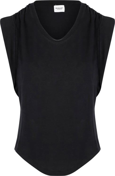 Isabel Marant Marant Etoile Shirts & Tops Kotty GC 24PTS0049FA B1N17E Zwart