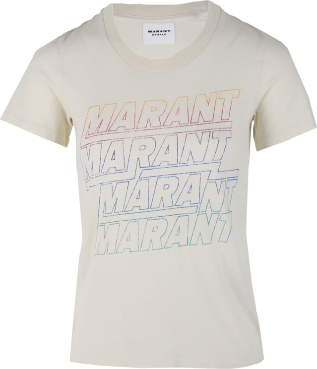 Isabel Marant Marant Etoile Shirts & Tops Ziliani GA 24PTS0148FA B1N09E Wit