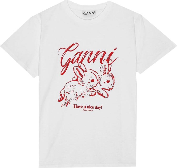 Ganni Shirts & Tops T3994 Wit