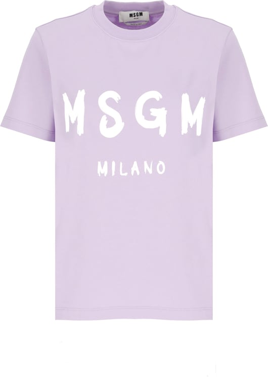 MSGM T-shirts And Polos Purple Blauw