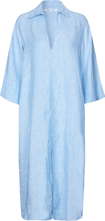 Samsøe Samsøe Saalle jurken lichtblauw Blauw