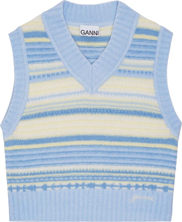 Ganni Knitwear K2258 Blauw