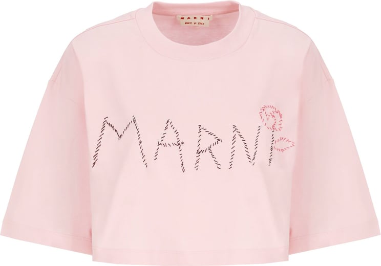 Marni T-shirts And Polos Pink Neutraal