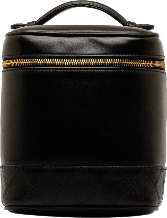 Chanel Lambskin Leather Vanity Bag Zwart