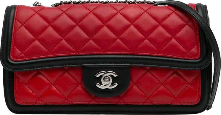 Chanel Medium Graphic Flap Rood