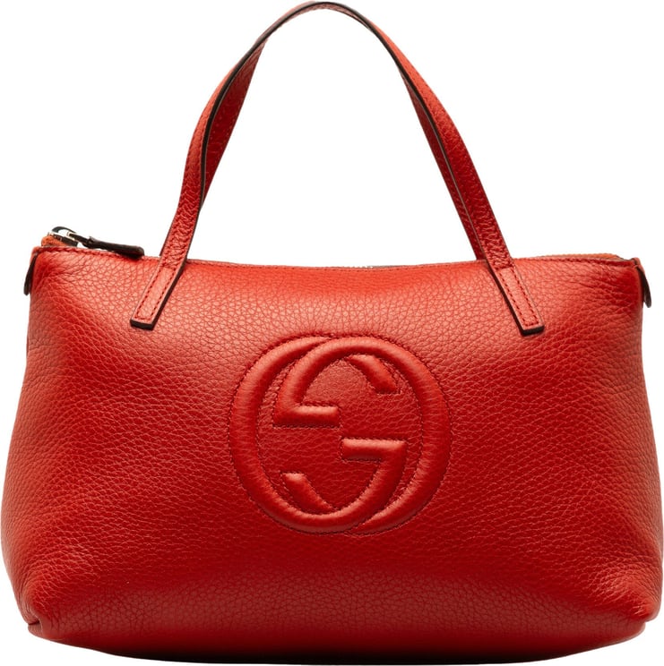 Gucci Leather Soho Handbag Rood