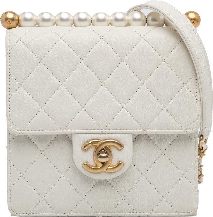 Chanel Small Chic Pearls Flap Bag Wit