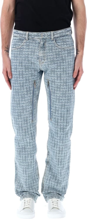 Givenchy STRAIGHT FIT DENIM TROUSERS W/ ZIP Blauw