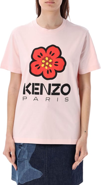 Kenzo BOKE FLOWER LOOSE T-SHIRT Roze