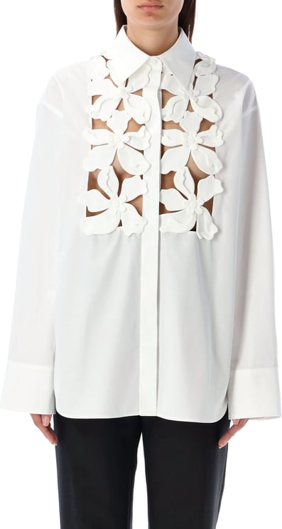 Valentino SHIRT EMBROIDERY Wit
