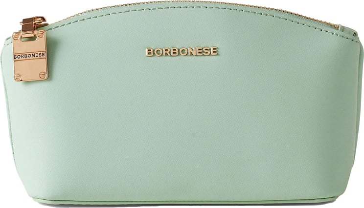 Borbonese LETTERING POUCH SMALL Groen