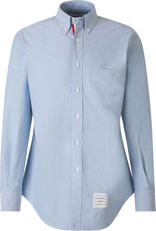Thom Browne Cotton Oxford Shirt Blauw