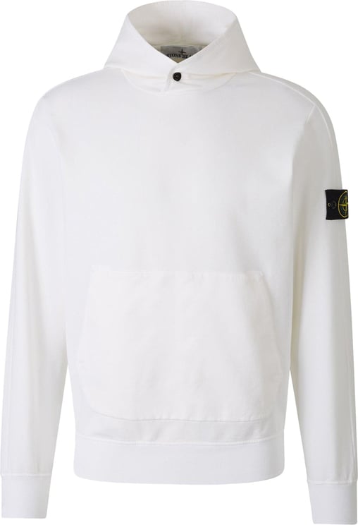 Stone Island Cotton Technical Sweatshirt Wit