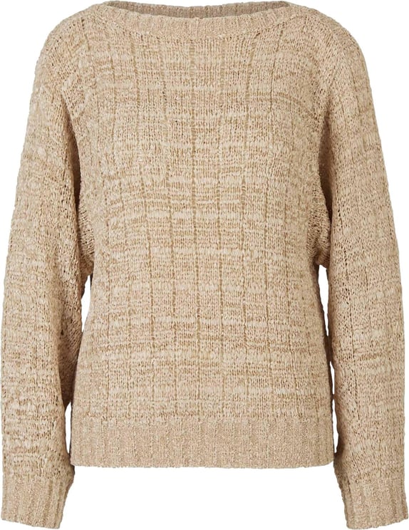 Loro Piana Silk Knit Sweater Beige