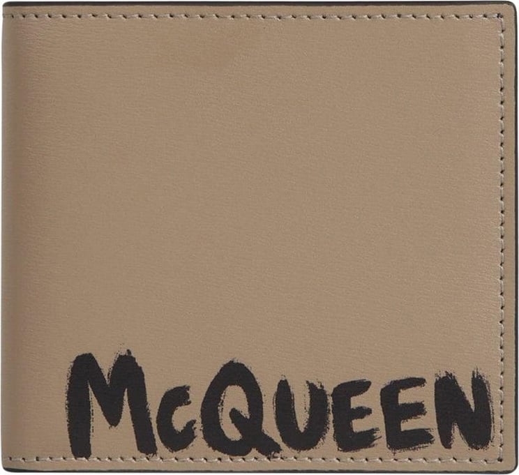 Alexander McQueen Leather Logo Wallet Divers