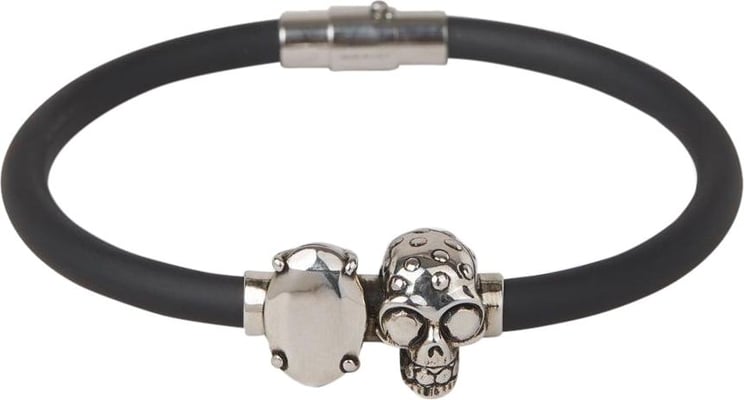 Alexander McQueen Rubber Skull Bracelet Divers