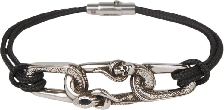 Alexander McQueen Snake Cord Bracelet Divers