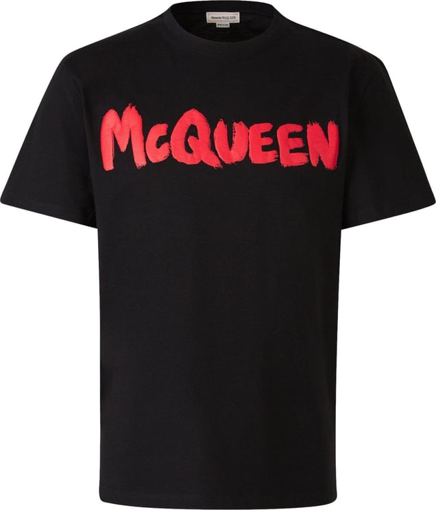 Alexander McQueen Cotton Logo T-shirt Divers
