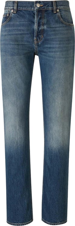 Alexander McQueen Straight Fit Logo Jeans Divers