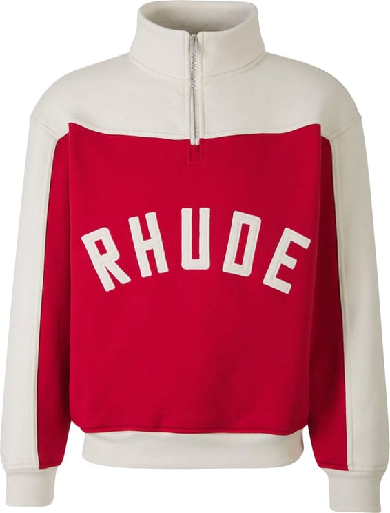 Rhude Printed Cotton Sweatshirt Rood