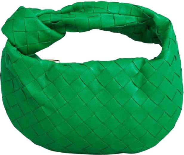 Bottega Veneta Mini Jodie Hand Bag Groen
