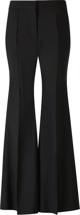 Givenchy Crepe Flare Trousers Zwart