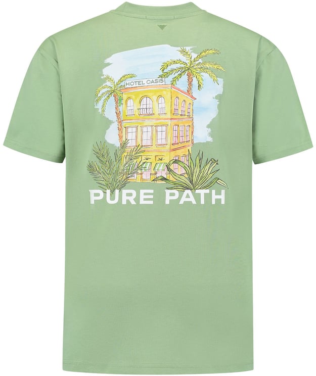 Pure Path Oasis T-shirt Green Bruin