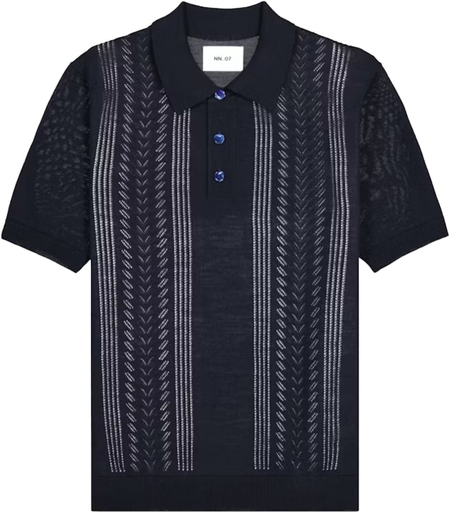 NN07 Thor Ss Polos Donkerblauw Thor Ss 6539 Blauw