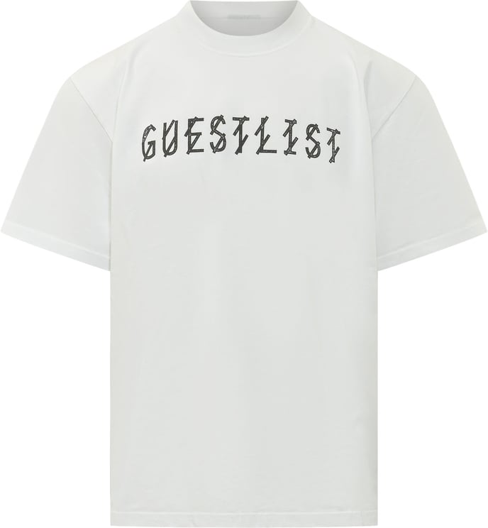 44 Label Group T-shirt Girocollo con Scritta Frontale