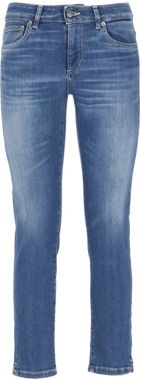 Dondup Trousers Blue Blauw