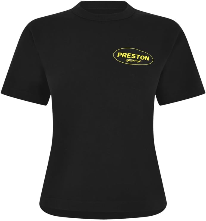 Heron Preston Preston Racing Logo T-shirt Zwart