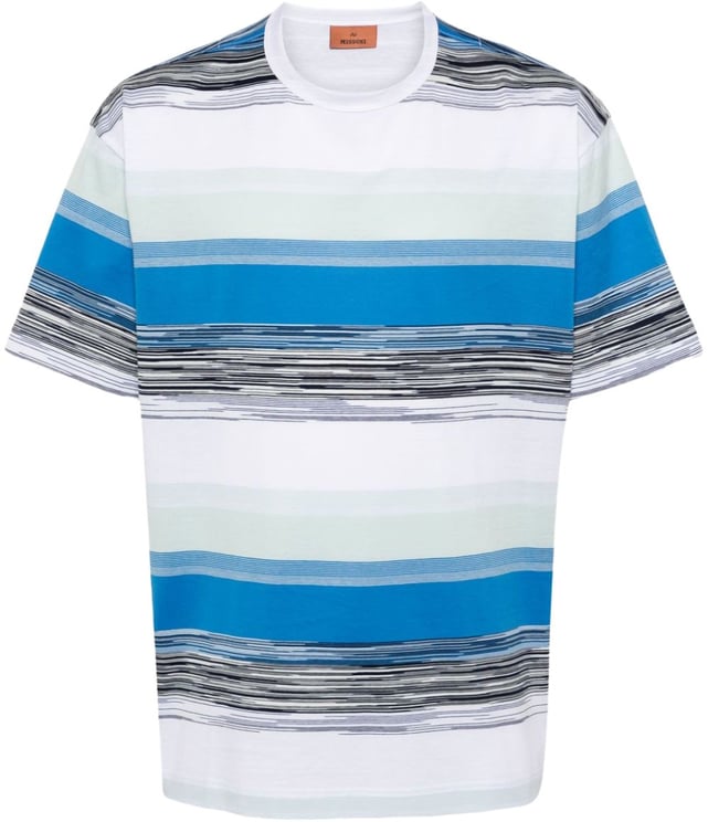 Missoni T-shirts And Polos Blue Blauw