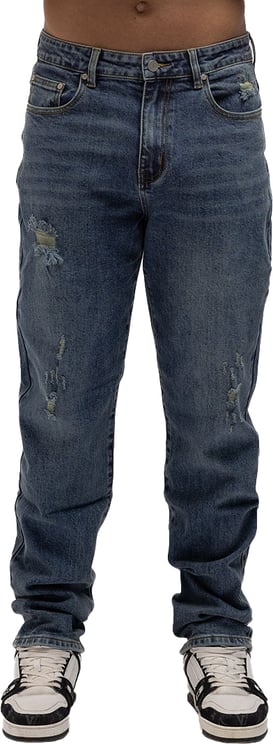 JORCUSTOM Straight Fit Jeans Blauw