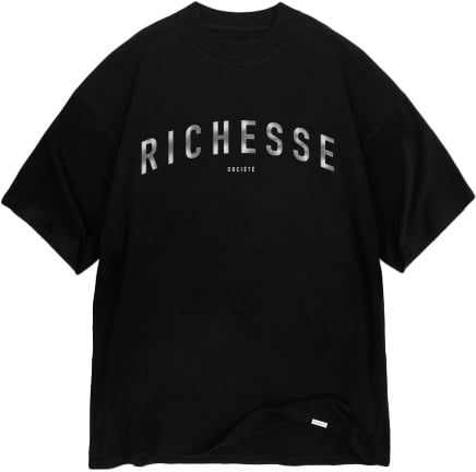 Richesse Societe T-shirt Zwart Zwart