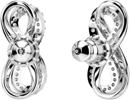 Swarovski Swarovski Oorbellen 5687269 Hyperbola Infinity Zilverkleurig Divers