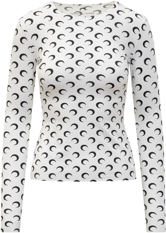 Marine Serre Top con Logo