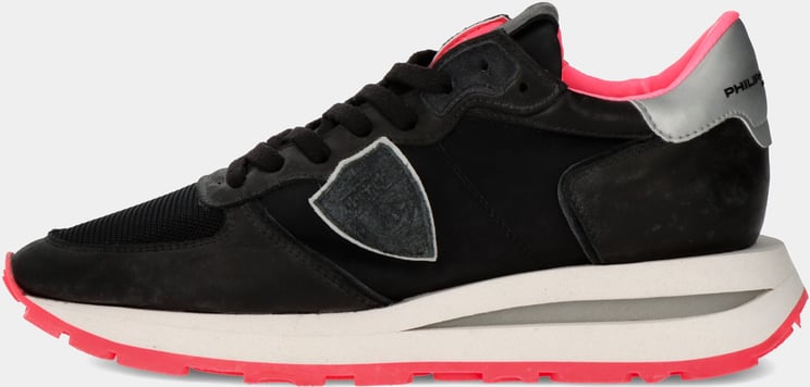 Philippe Model Baskets Tropez haute noir fuchsia Philippe Model Femme TKLD WNV6