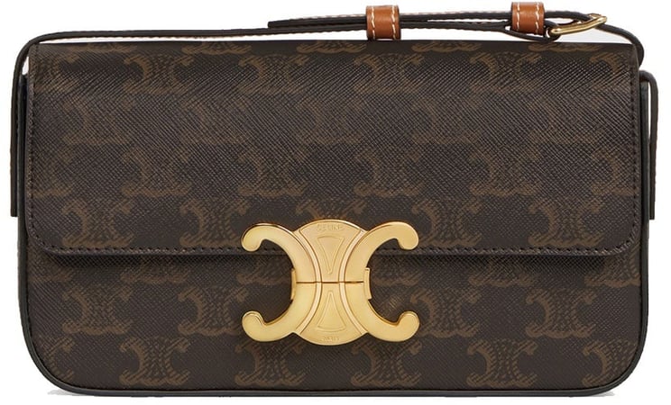 Celine Celine Claude Triomphe Shoulder Bag