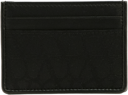 Valentino Valentino Black leather Toile Iconographe card holder